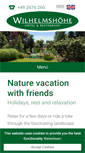 Mobile Screenshot of hotel-wilhelmshoehe.de
